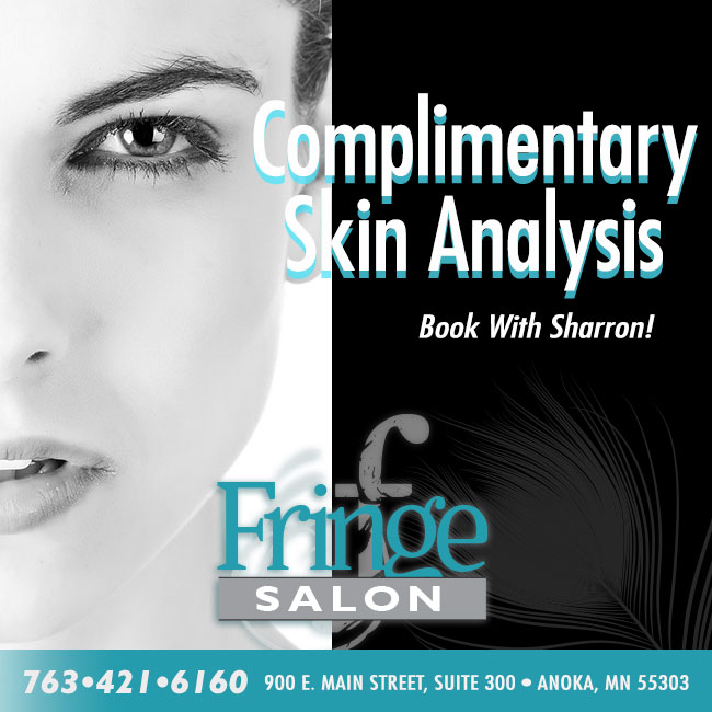 Skin Analysis at Fringe Salon in Anoka!