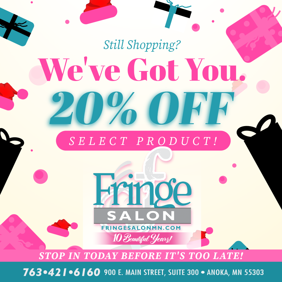 Last Minute Shopping at Fringe Salon in Anoka MN